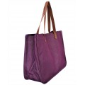 9220- PURPLE CANVAS TOTE BAG